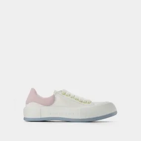 Alexander McQueen  Oversized Sneakers - Alexander Mcqueen - White/Pink - Leather