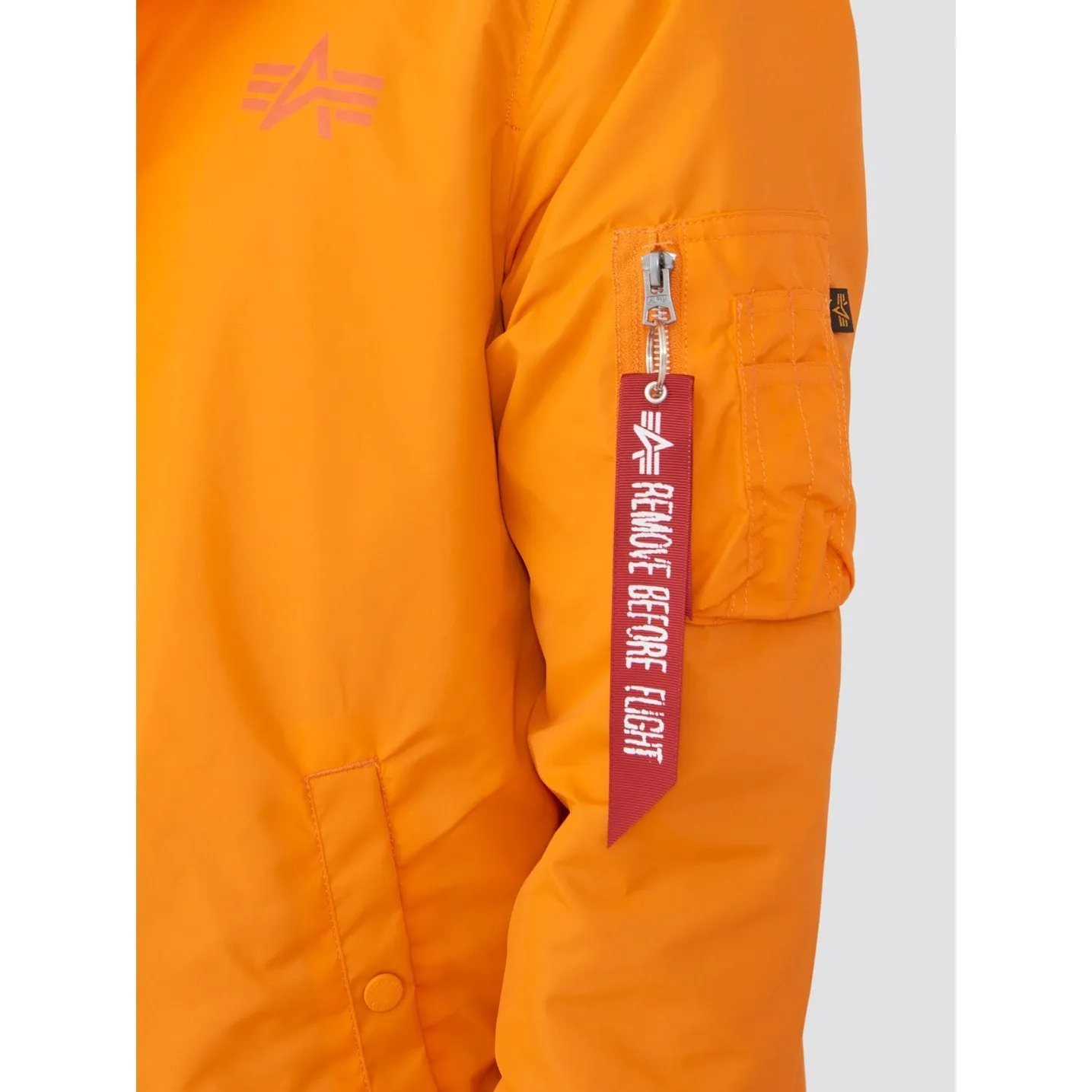 Alpha Industries Lightweight Coaches Jacket Emergency Orange Men MJL49000C1-819
