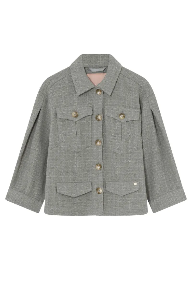 Amali Casual jacket 52303 | Dusty Grass | Jakke fra Gustav
