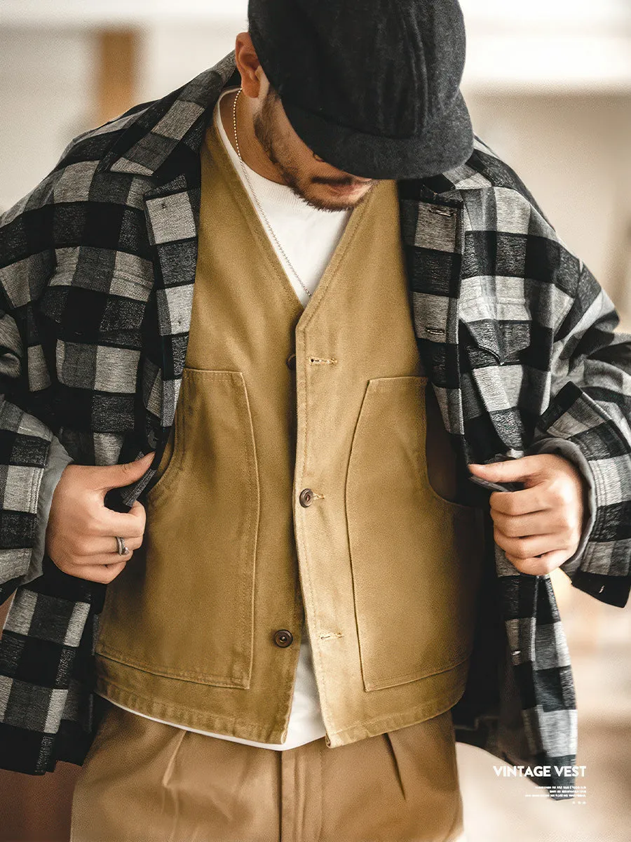 American Vintage Canvas Vest