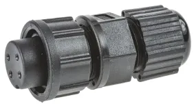 Amphenol Industrial Circular Connector, 4 Contacts, Panel Mount, Socket, Female, IP67, Ceres Series