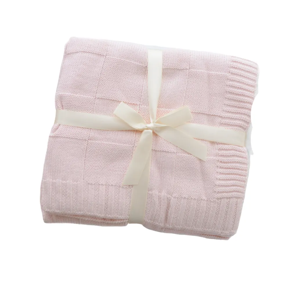 Anchor & Arrow - Knit Baby Blanket | Dusty Pink