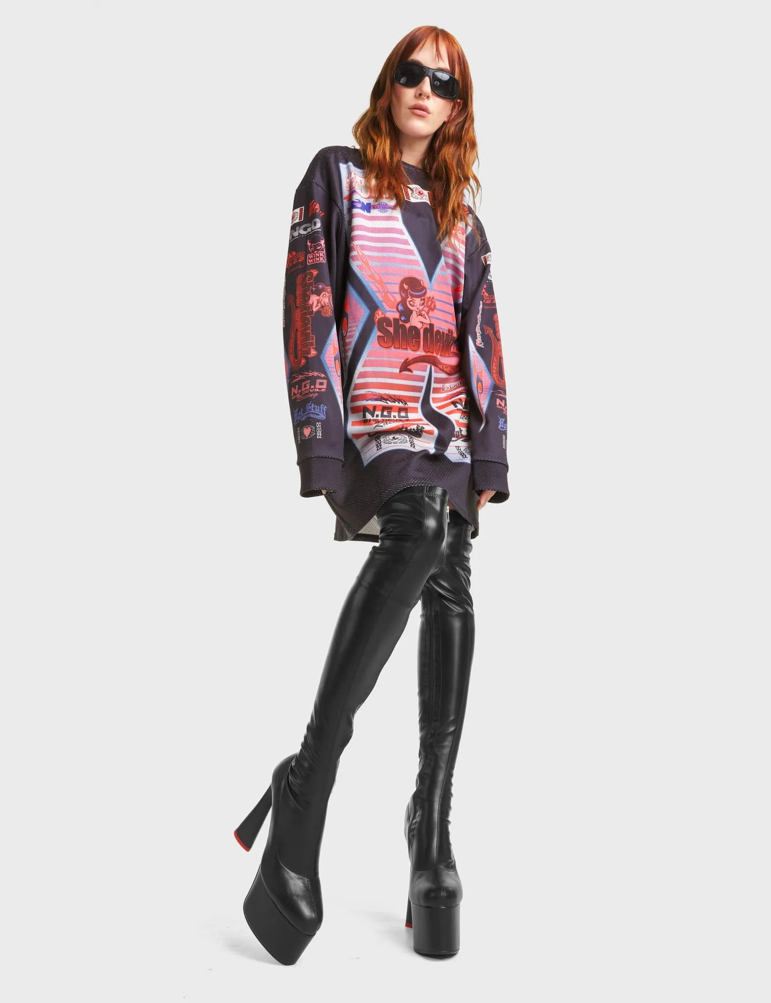 Answer Platform Thigh High Boots