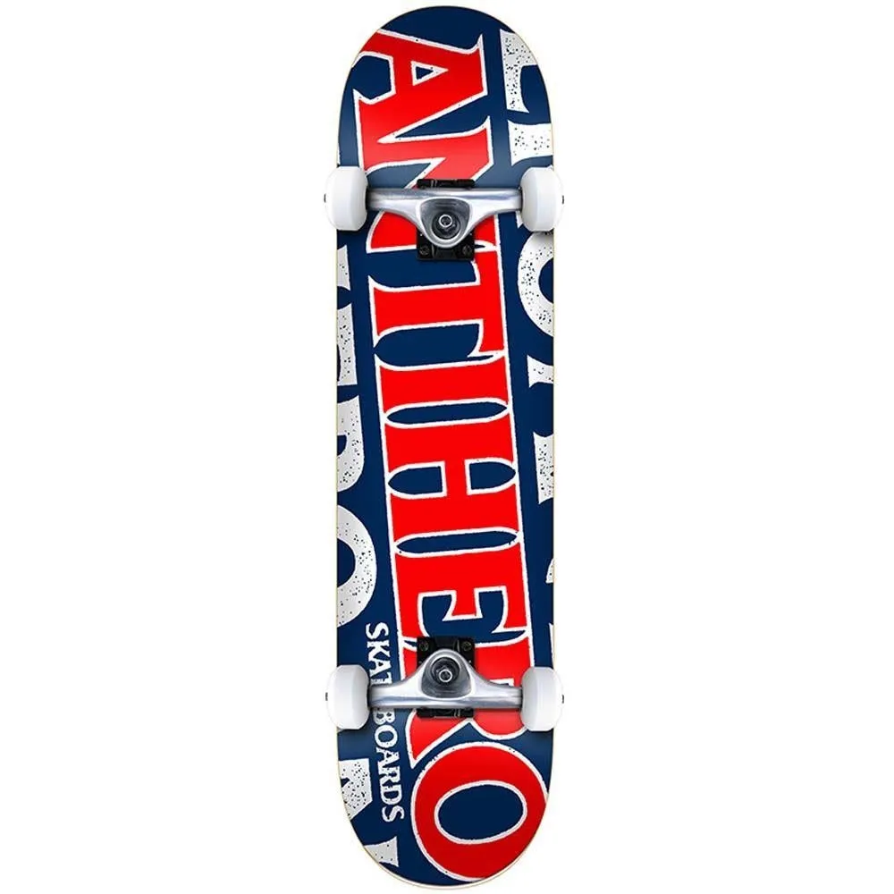 Anti Hero Blackhero Xl Factory Complete Skateboard Blue 8.25