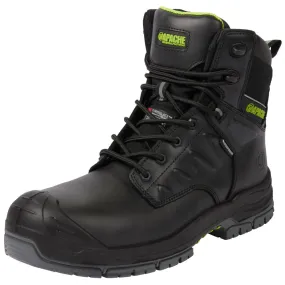 Apache Chilliwack Pro S7 Waterproof Safety Boots with Side Zip Black Size 9