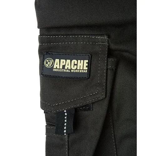 Apache Kneepad Holster Work Trousers Grey/Black