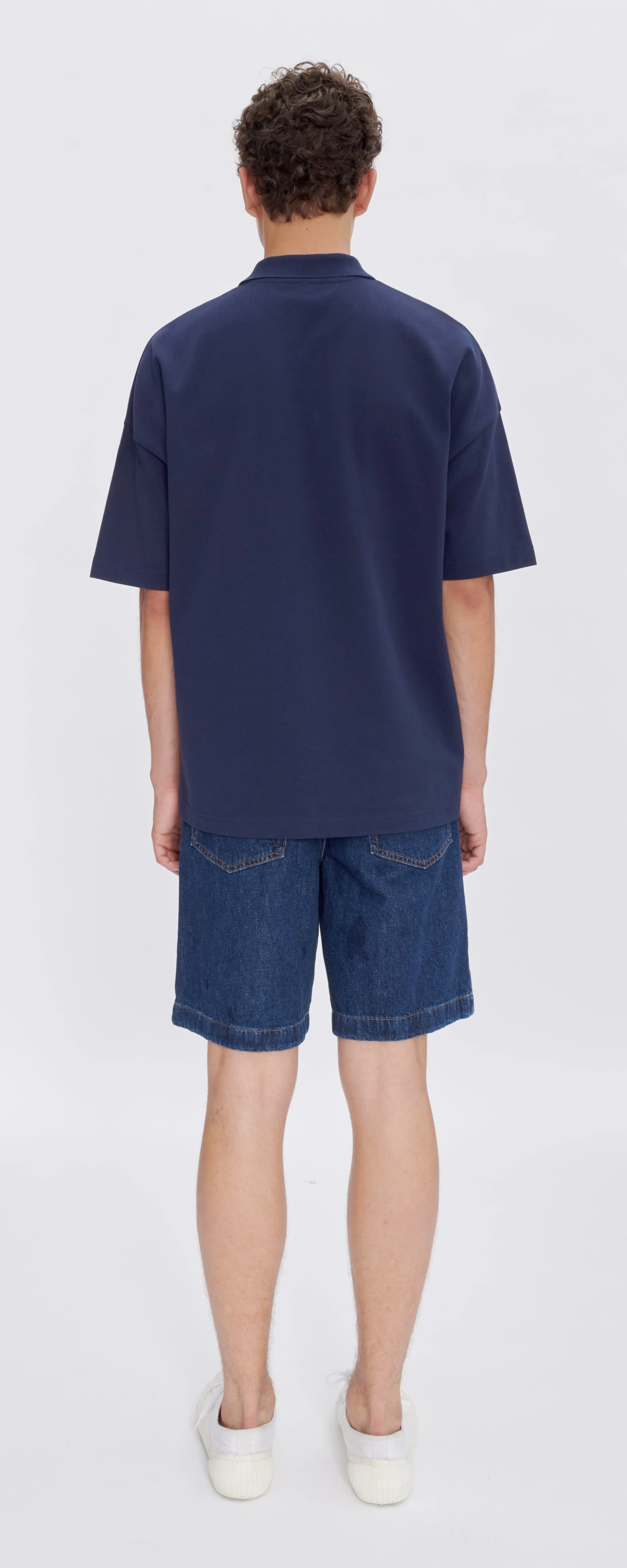 APC  M Navy Carter Polo
