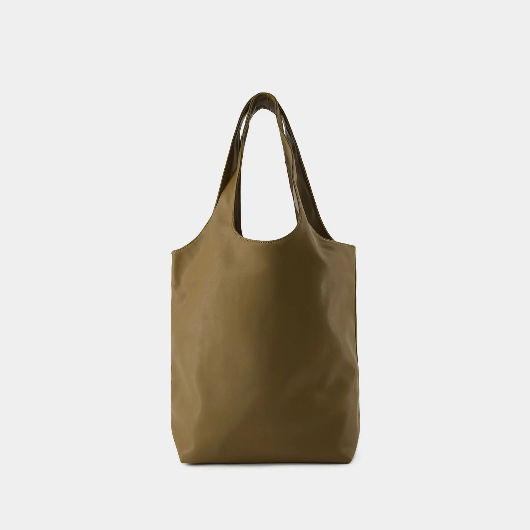 A.P.C.  Ninon Small Tote Bag - A.P.C. - Synthetic Leather - Khaki