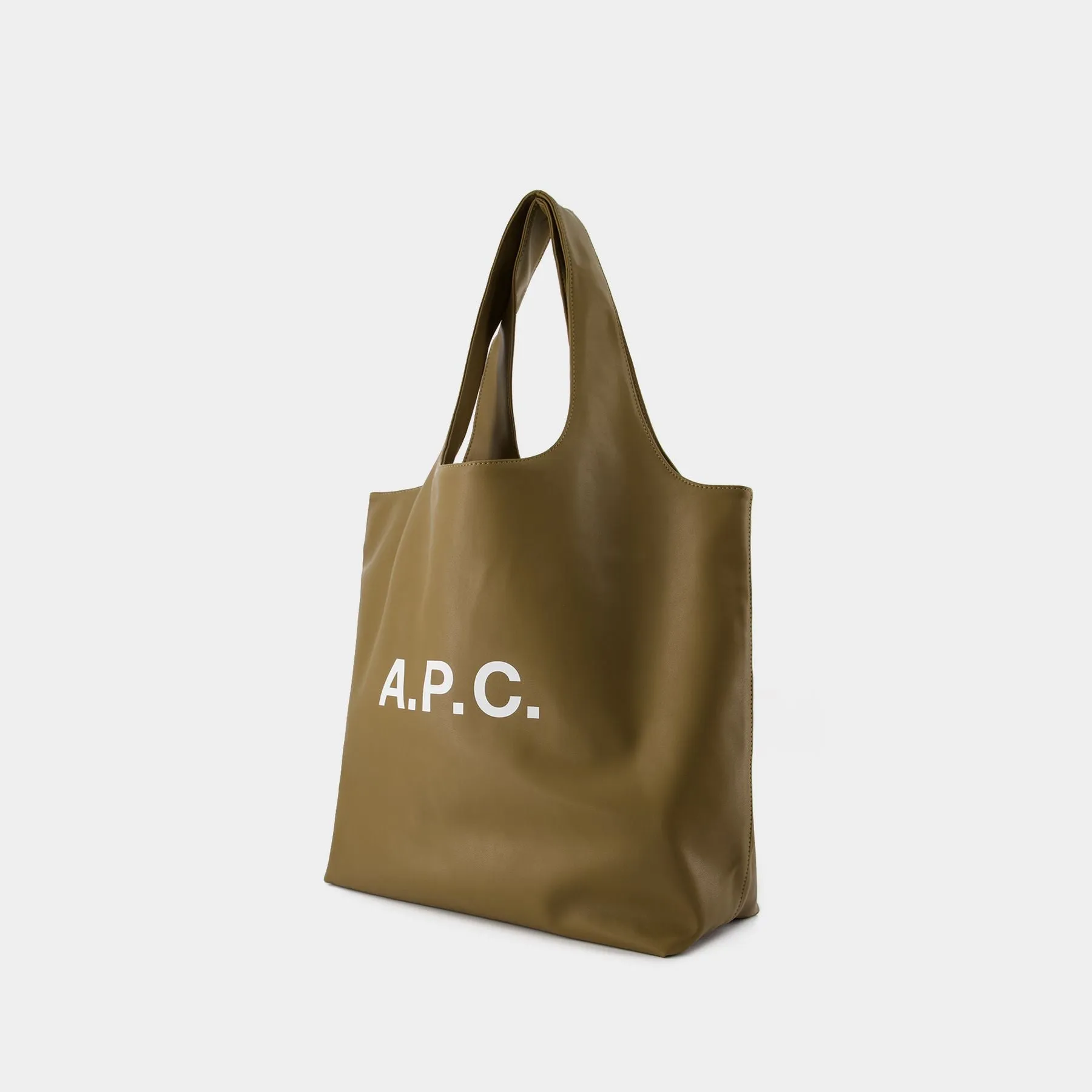 A.P.C.  Ninon Tote Bag - A.P.C. - Synthetic Leather - Khaki