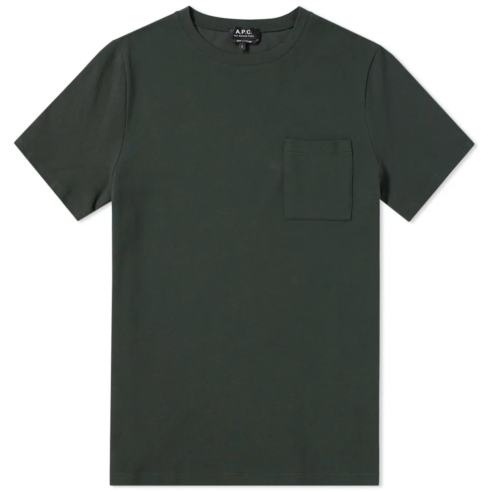 A.P.C. Road TeeDark Green