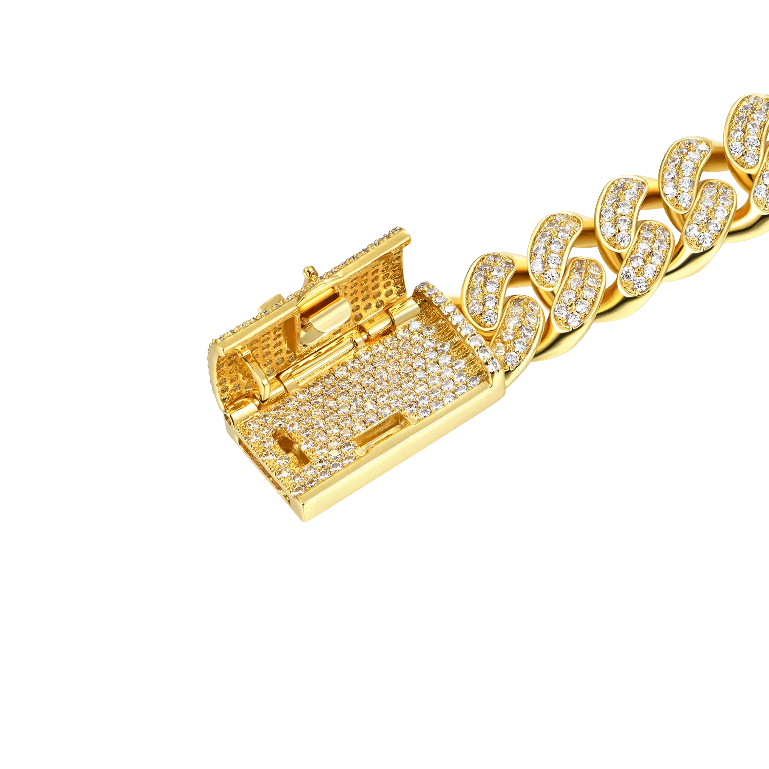 Aporro A® Cuban Link Yellow Gold Bracelet- 7