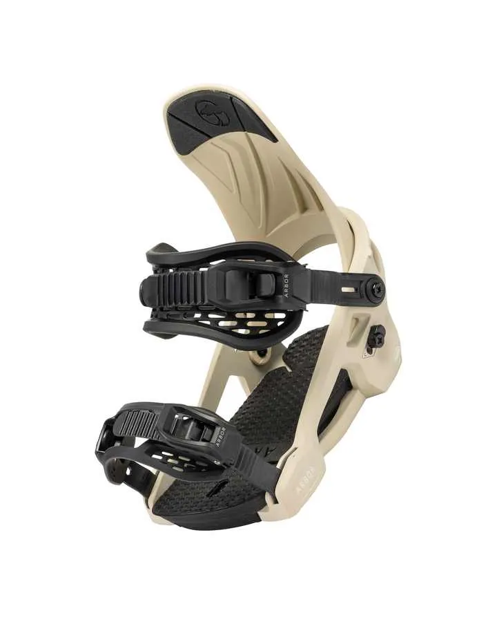 Arbor Acacia Womens Snowboard Binding Sand 2023 | Snowboard Bindings Womens | Snow Skiers Warehouse