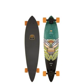 Arbor Artist Fish Performance Factory Complete Skateboard Multi 37
