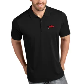 Arkansas Razorbacks Antigua Tribute Polo - Black