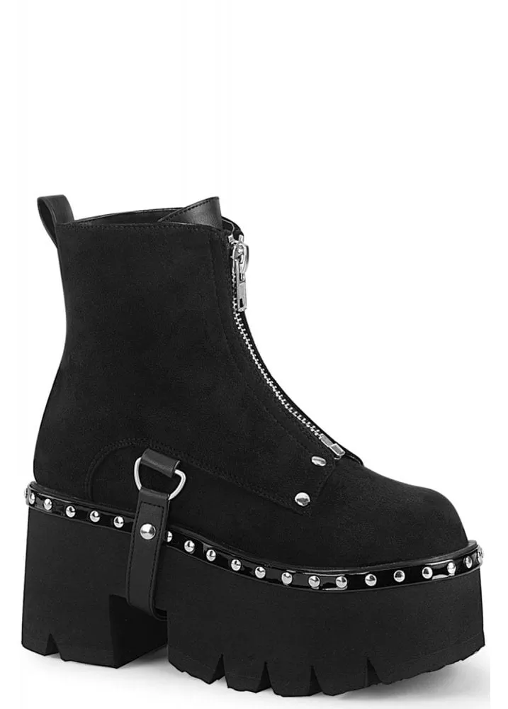 Ashes 100 Chunky Suede Ankle Boot
