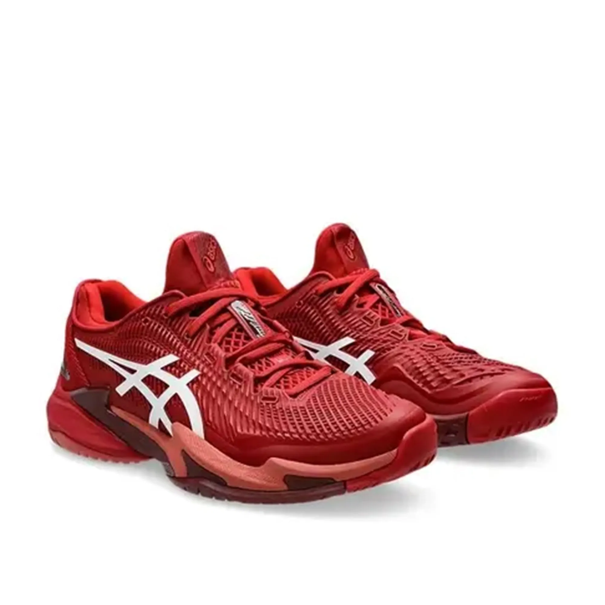 Asics Court FF3 Novak Tennis Shoes(Cranberry/ White)