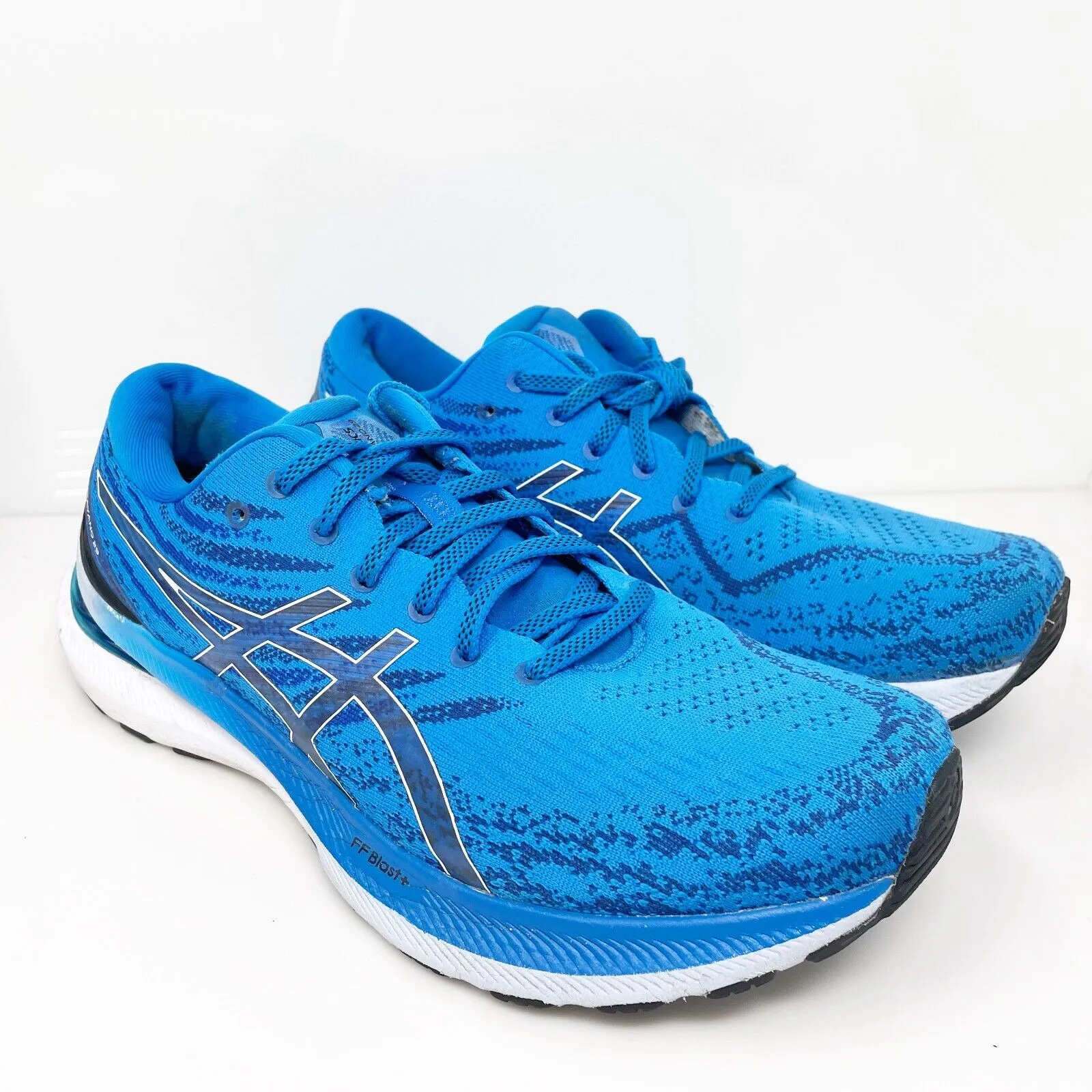 Asics Mens Gel Kayano 29 1011B440 Blue Running Shoes Sneakers Size 10