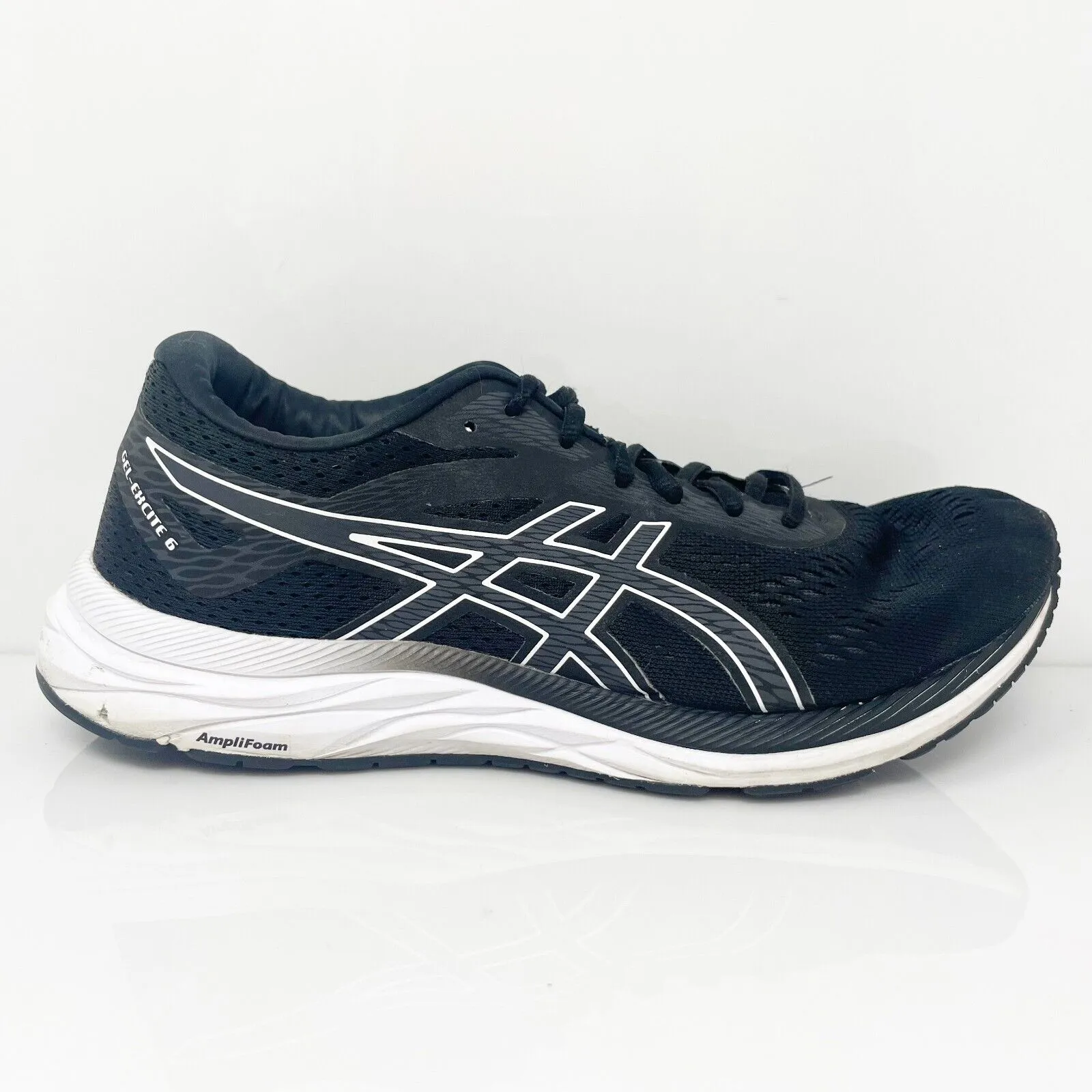 Asics Womens Gel Excite 6 1012A154 Black Running Shoes Sneakers Size 9.5 W