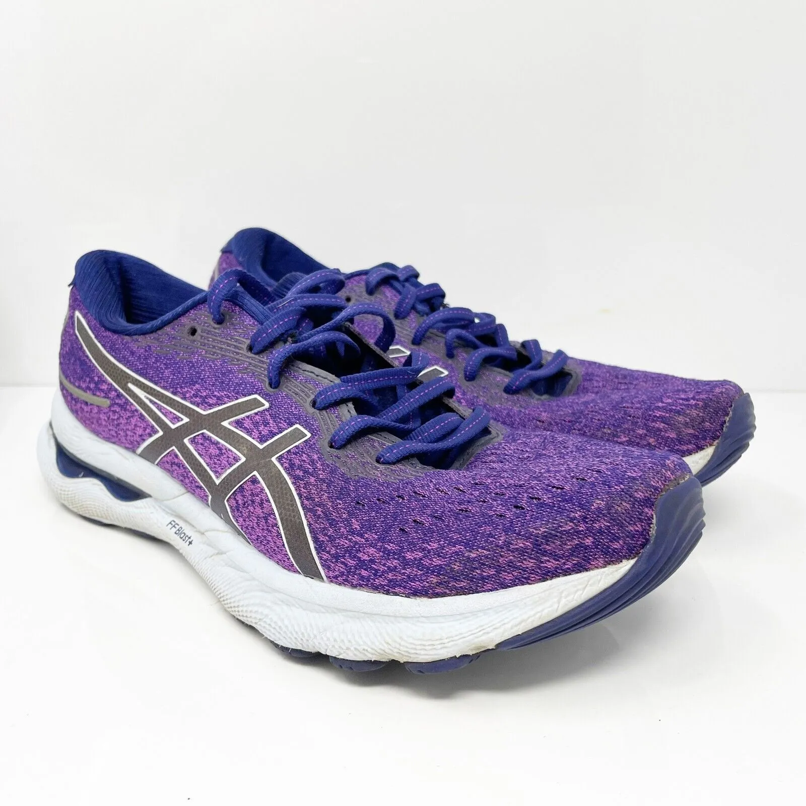 Asics Womens Gel Nimbus 24 1012B201 Purple Running Shoes Sneakers Size 9