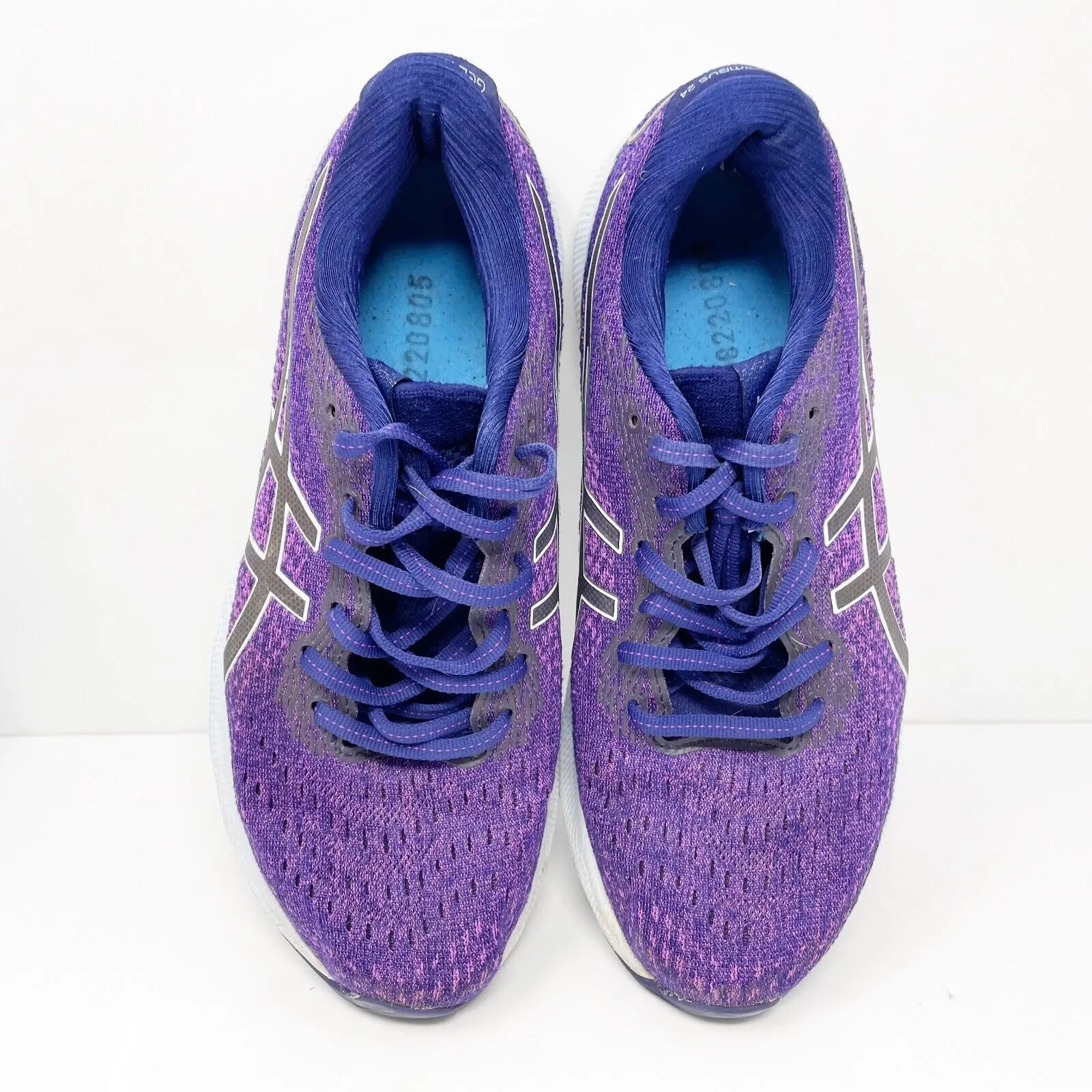 Asics Womens Gel Nimbus 24 1012B201 Purple Running Shoes Sneakers Size 9