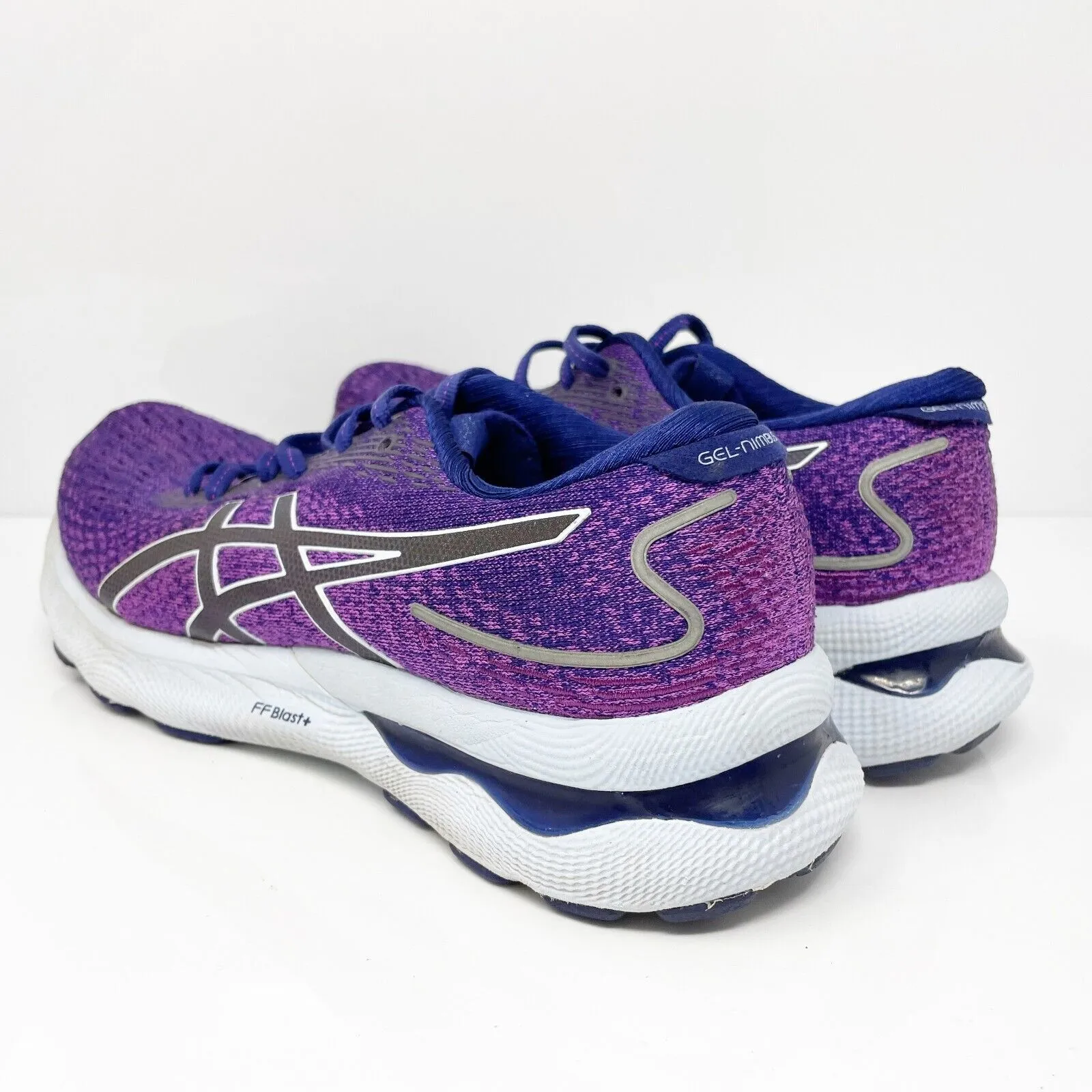 Asics Womens Gel Nimbus 24 1012B201 Purple Running Shoes Sneakers Size 9