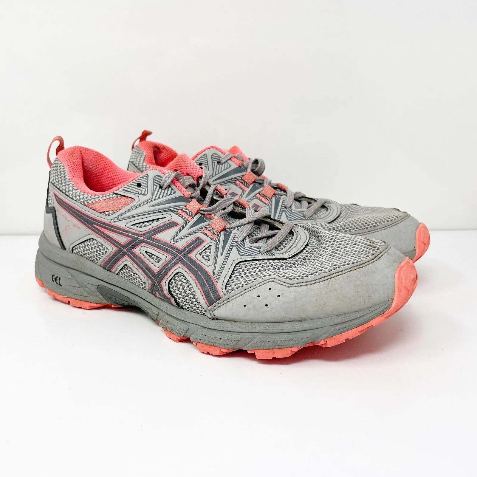 Asics Womens Gel Venture 8 1012A708 Gray Running Shoes Sneakers Size 8.5
