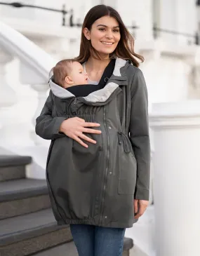 Aston | Khaki Utility Style 4-in-1 Maternity & Babywearing Jacket