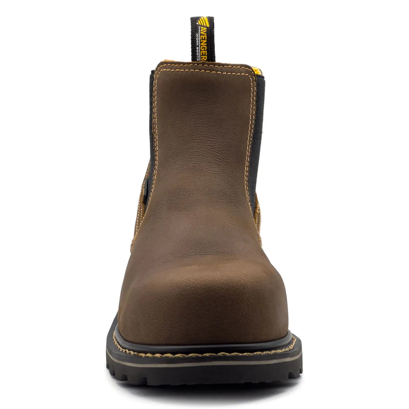 Avenger A-Max Dozer Men's Composite Toe Electrical Hazard Waterproof Chelsea Pull-on Work Boot