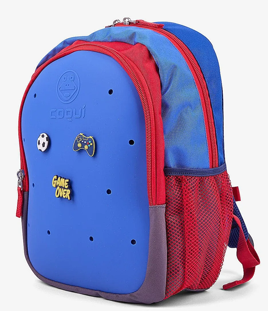 backpack Coqui Bagsy + 3 Amulety - New Royal/New Red + Amulet - kid´s