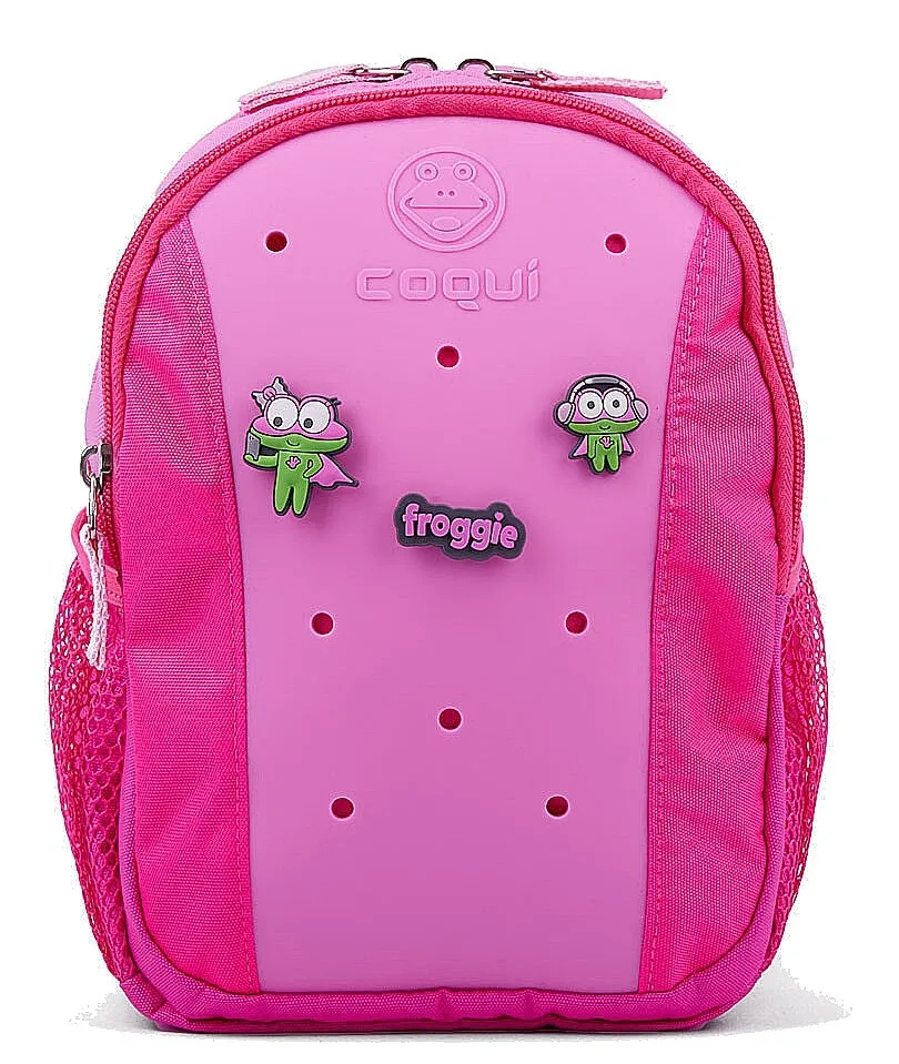 backpack Coqui Rucksy + 3 Amulety - Dk. Pink/Lt. Fuchsia + Amulet - kid´s