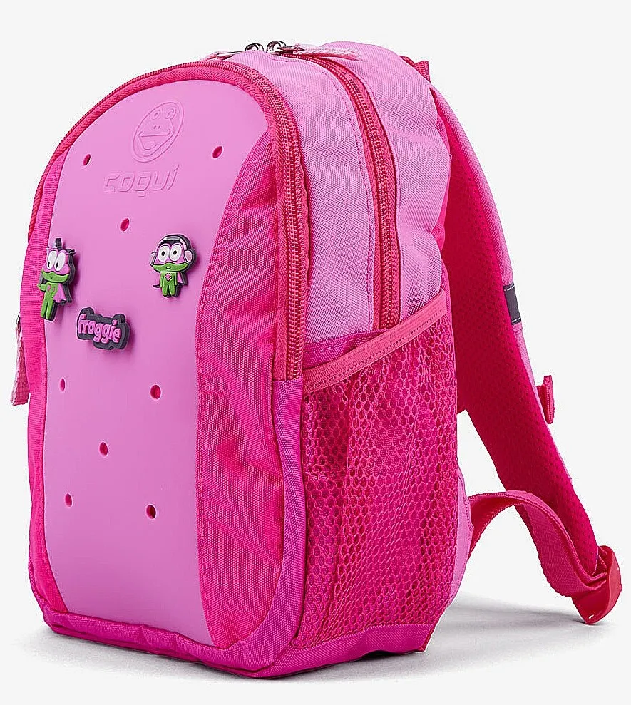 backpack Coqui Rucksy + 3 Amulety - Dk. Pink/Lt. Fuchsia + Amulet - kid´s