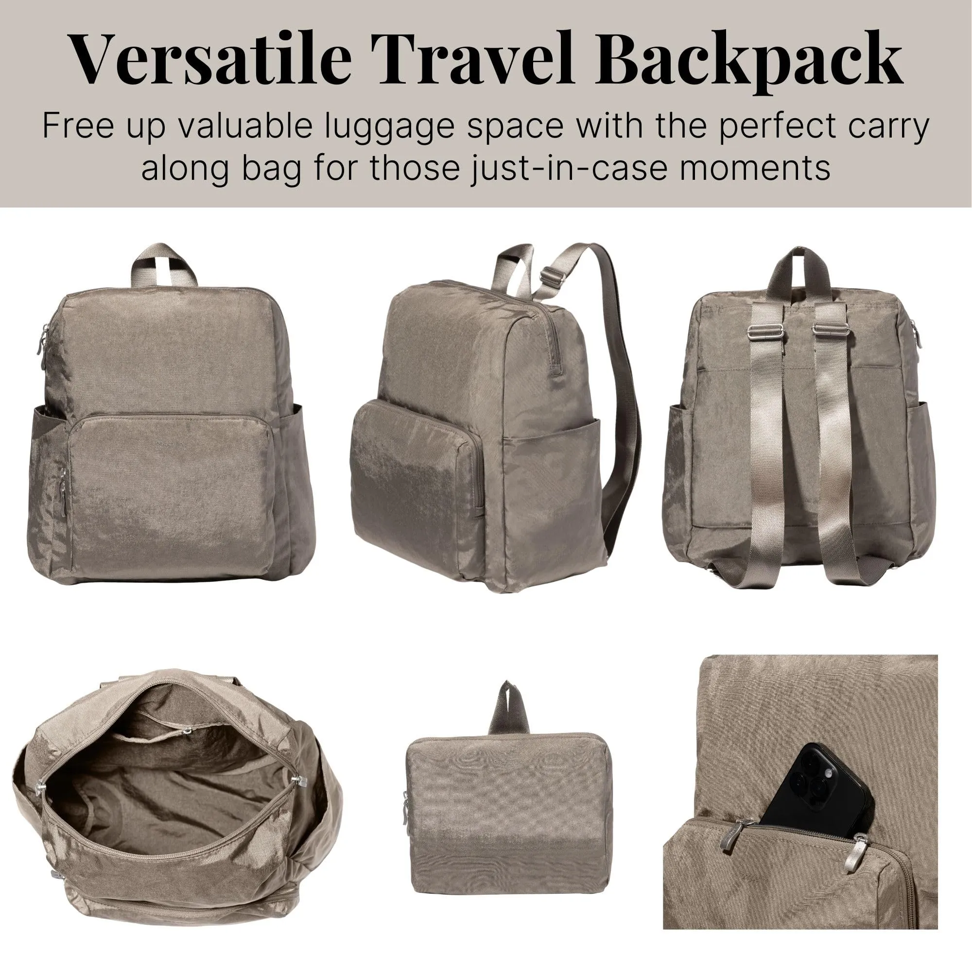 Baggallini Baggallini Women's Carryall Packable Backpack