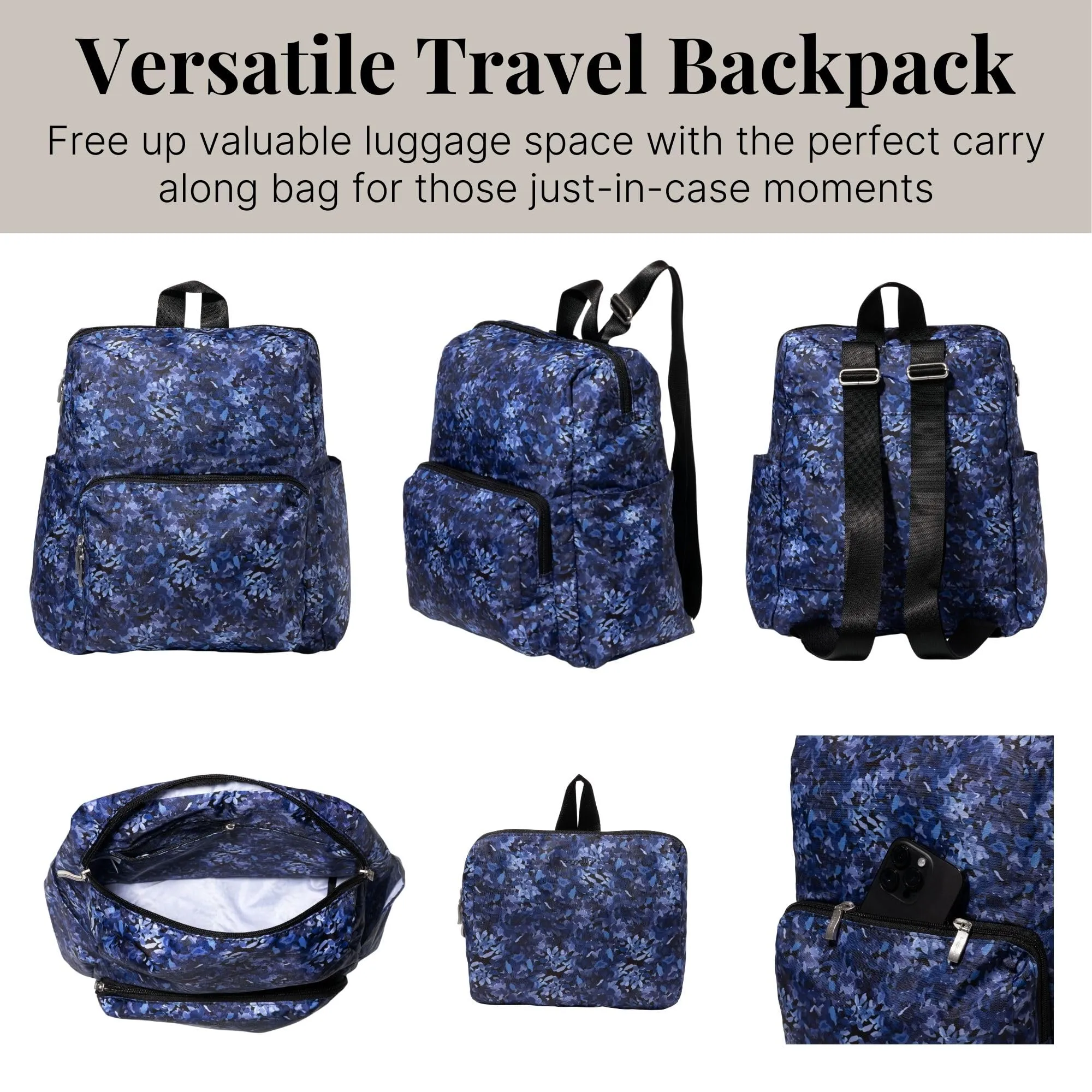 Baggallini Baggallini Women's Carryall Packable Backpack