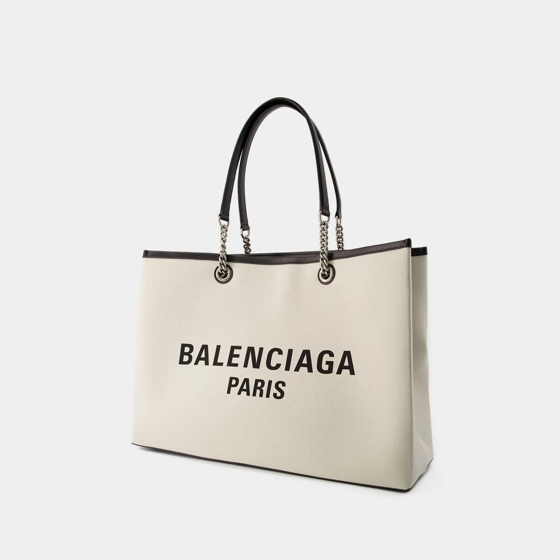 Balenciaga  Duty Free Tote Bag L - Balenciaga - Cotton - Beige