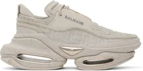 Balmain Gray B-Bold Sneakers