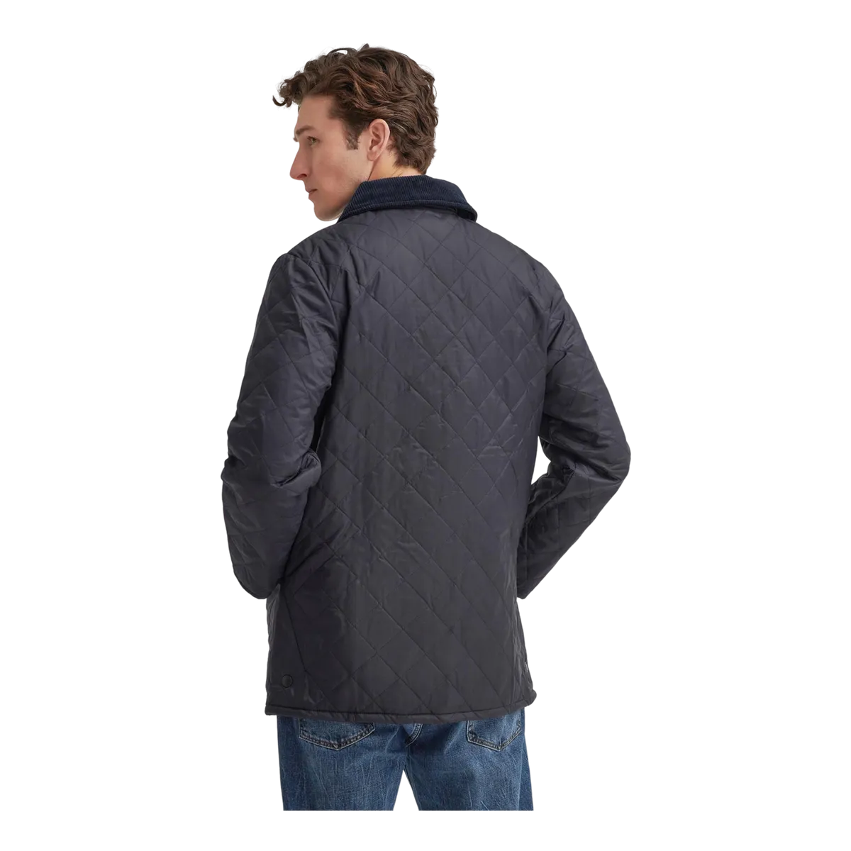 Barbour Liddesdale Quilted Jacket in Navy