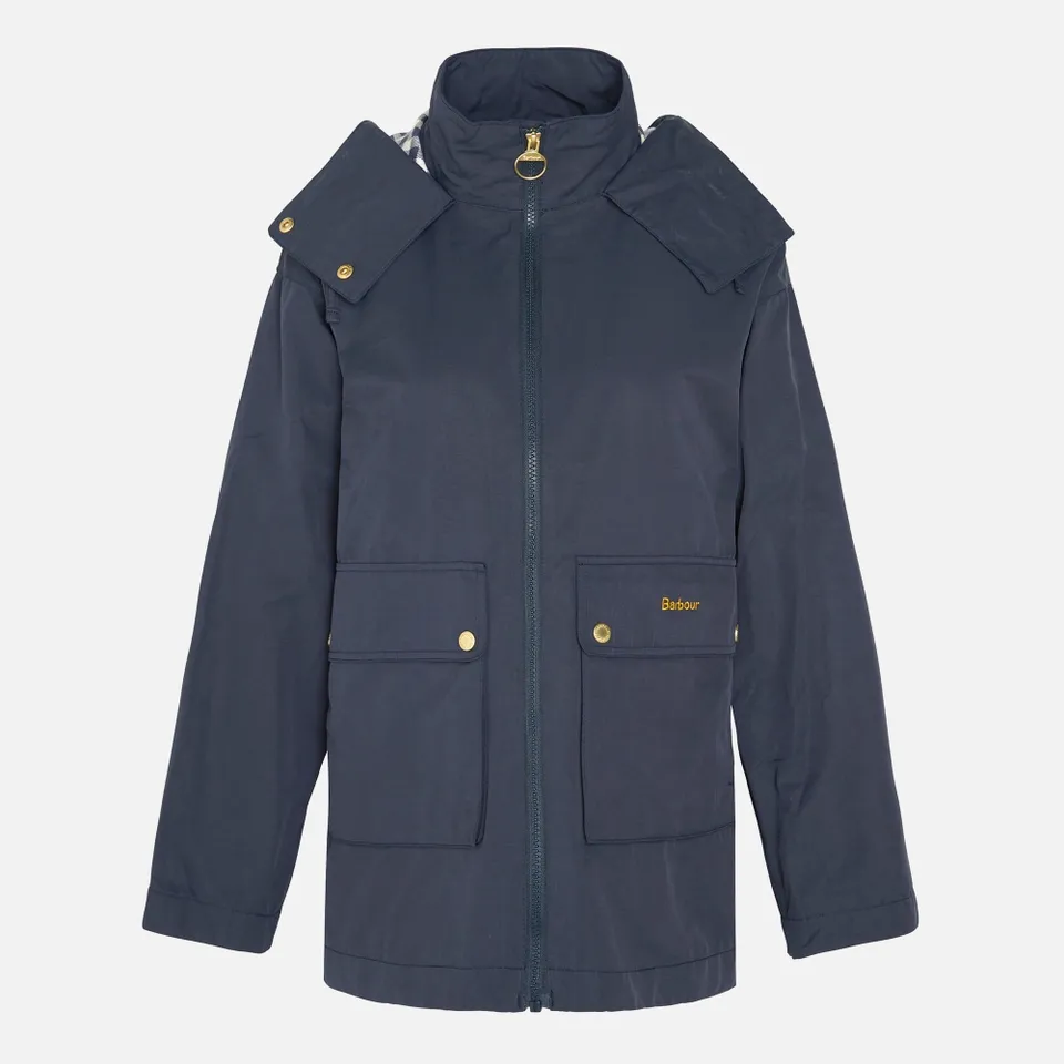 Barbour Perez Showerproof Waxed Cotton-Blend Jacket - UK 12 | Coggles