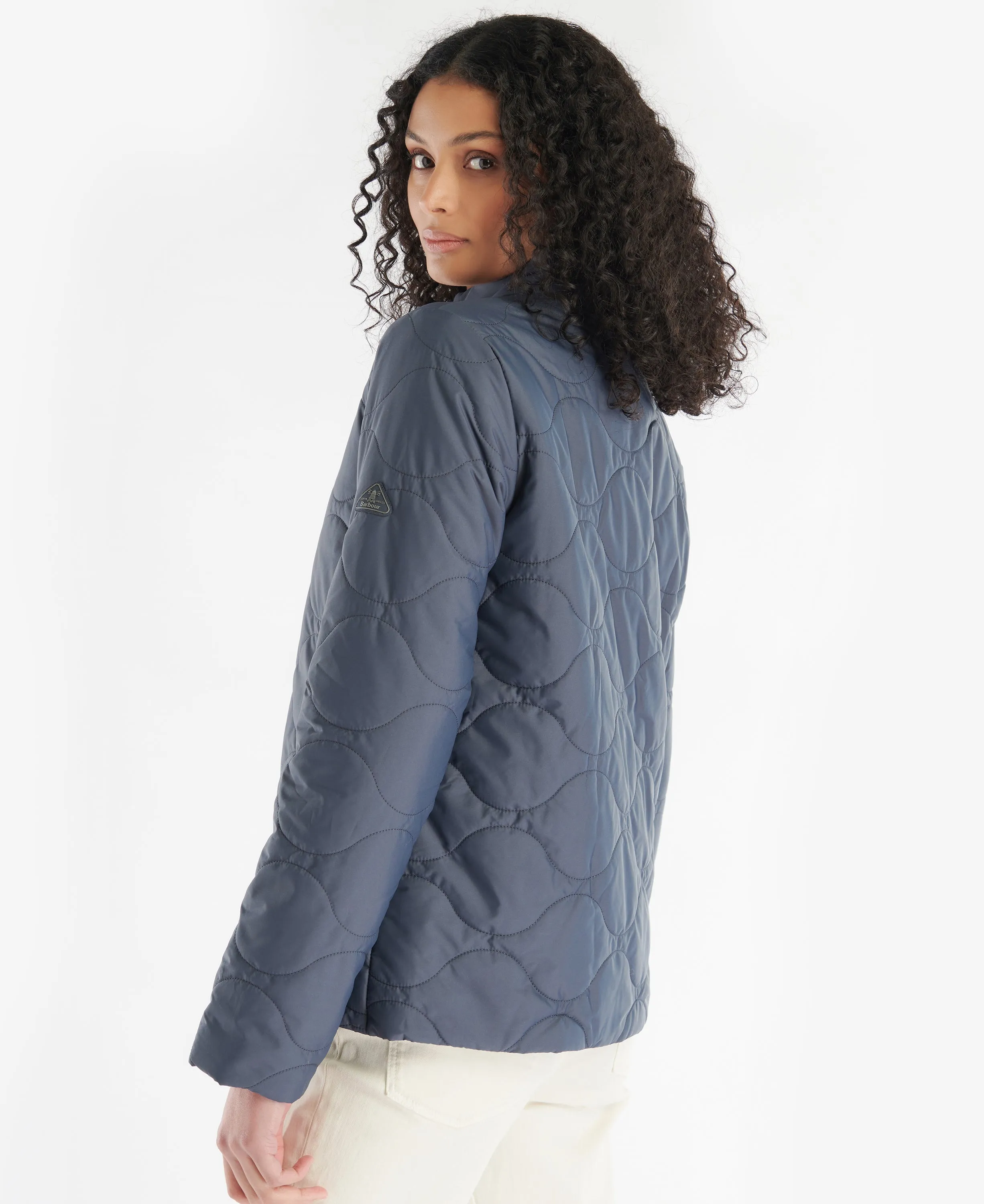 Barbour Womens Bindweed Fabric Quilted Jacket