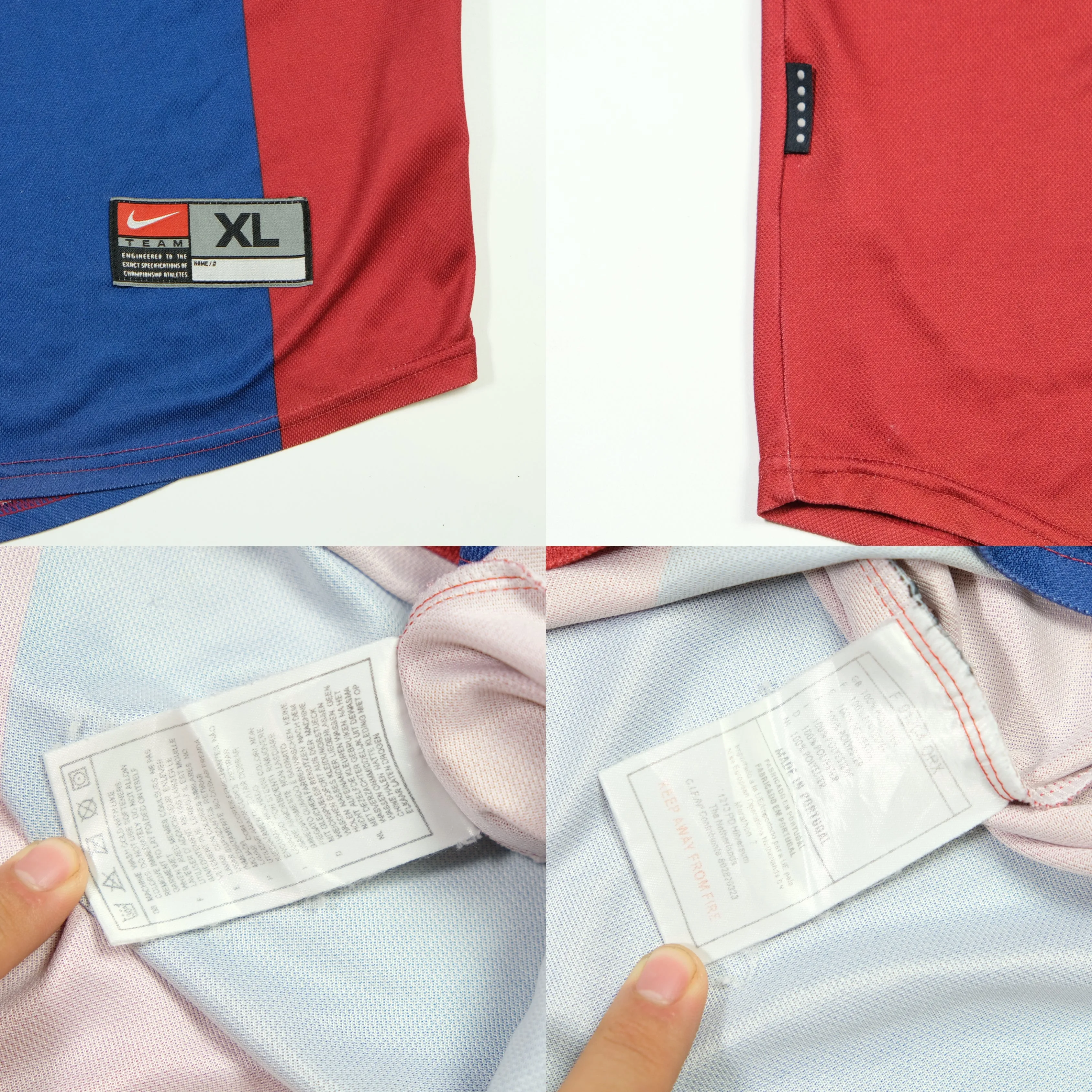Barcelona Original 1998/1999 Home Nike Football Shirt Large/XL
