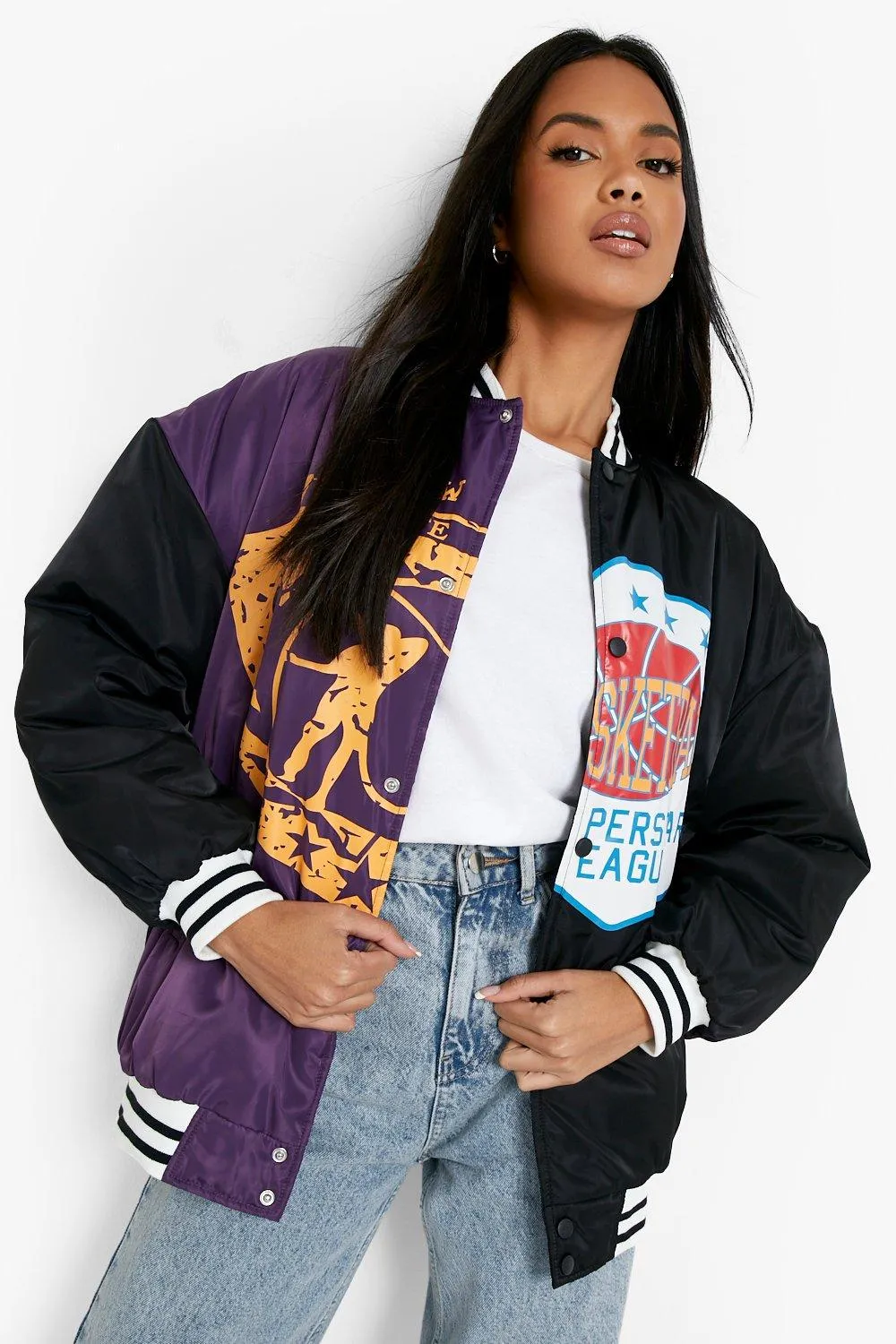 Basketball Padded Varsity Jacket