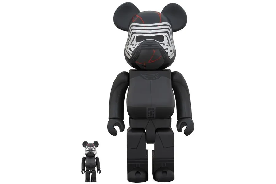 Bearbrick x Star Wars Kylo Ren 100% & 400% Set