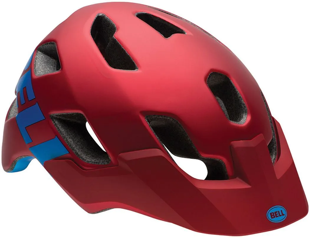 Bell Stoker MTB Helmet - Matt Red Emblem