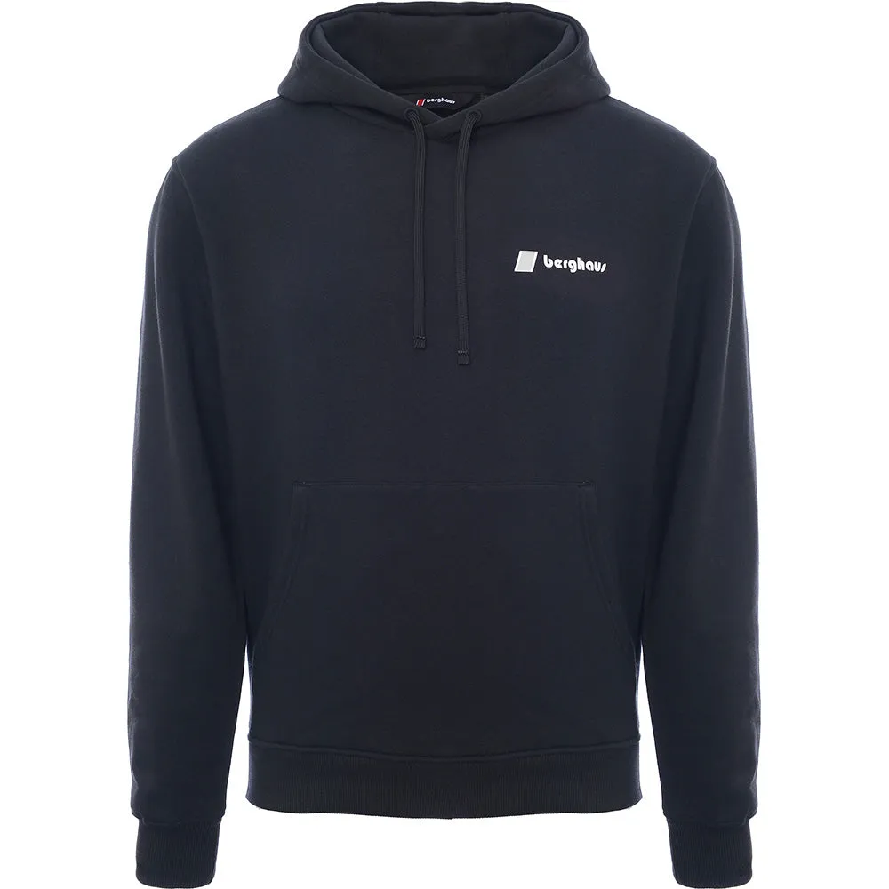 Berghaus Men's Black Heritage Back Print Hoodie