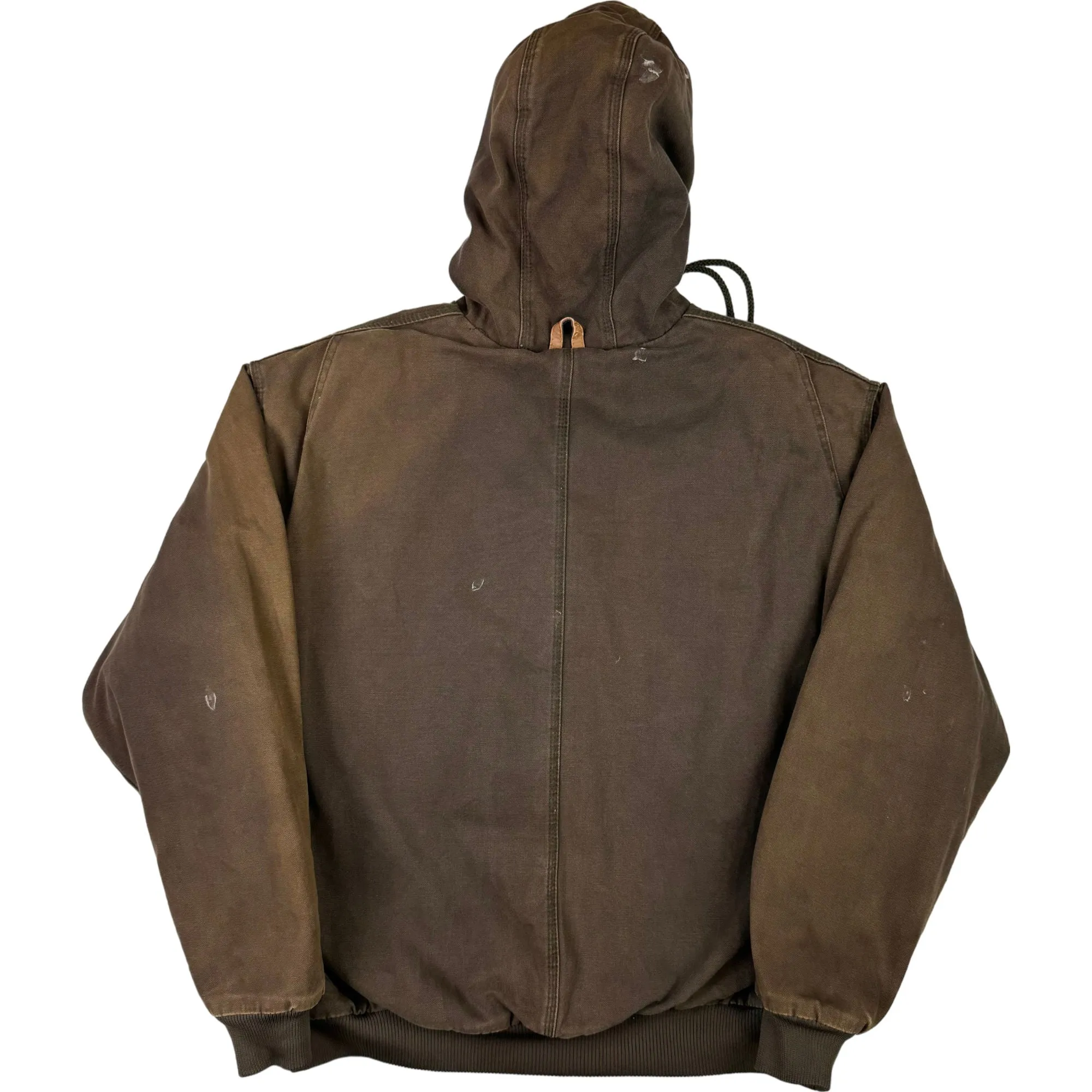 Berne Sherpa Lined Hooded Workwear Active Style Jacket Brown