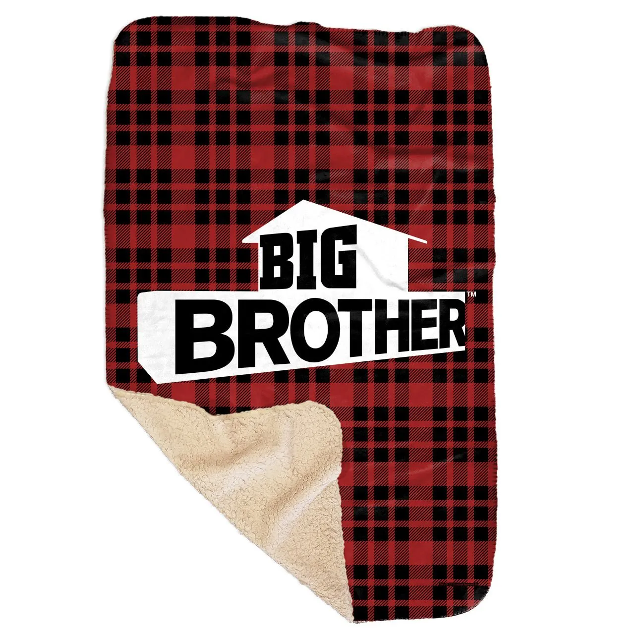Big Brother Logo Sherpa Blanket