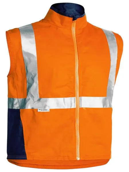 Bisley Taped Hi Vis 3 In 1 Drill Jacket-(BJ6970T)-