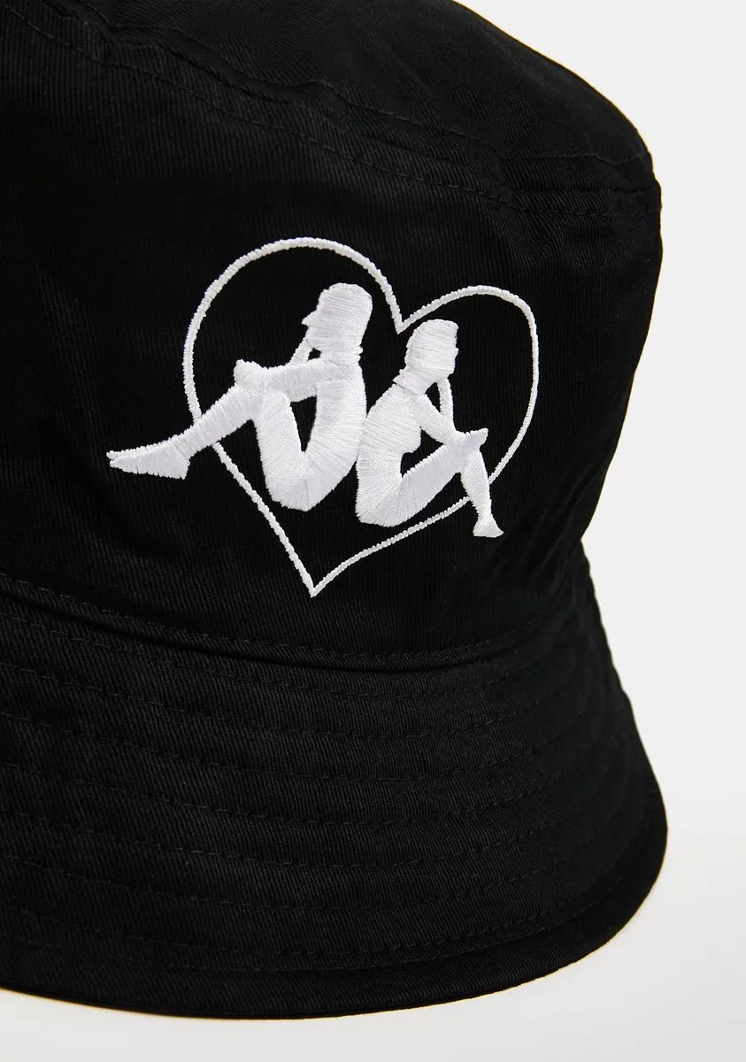 Black Authentic Tychy Bucket Hat-