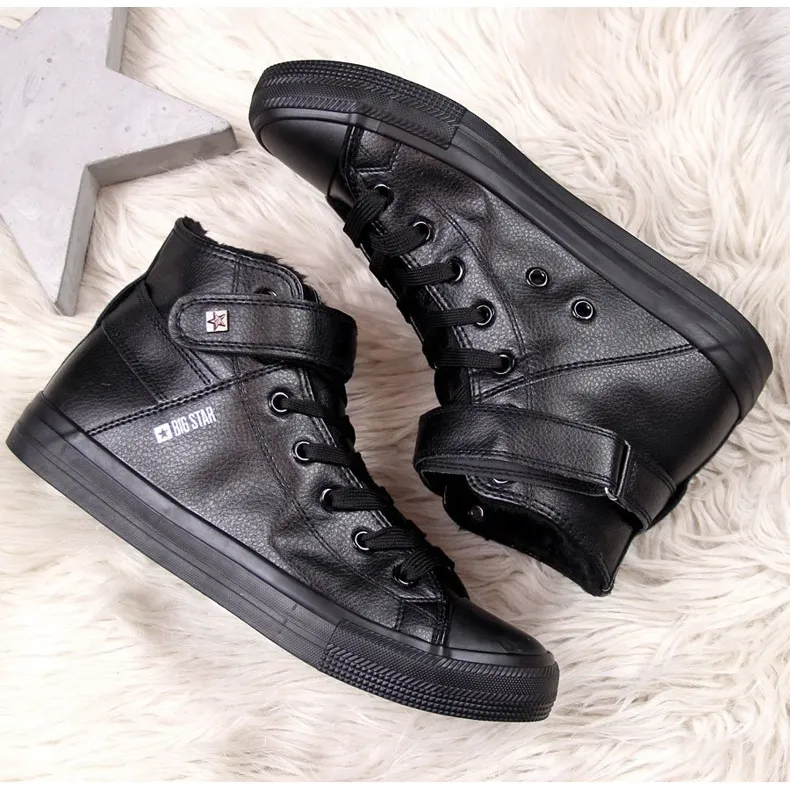Black insulated trainers Big Star V274542F