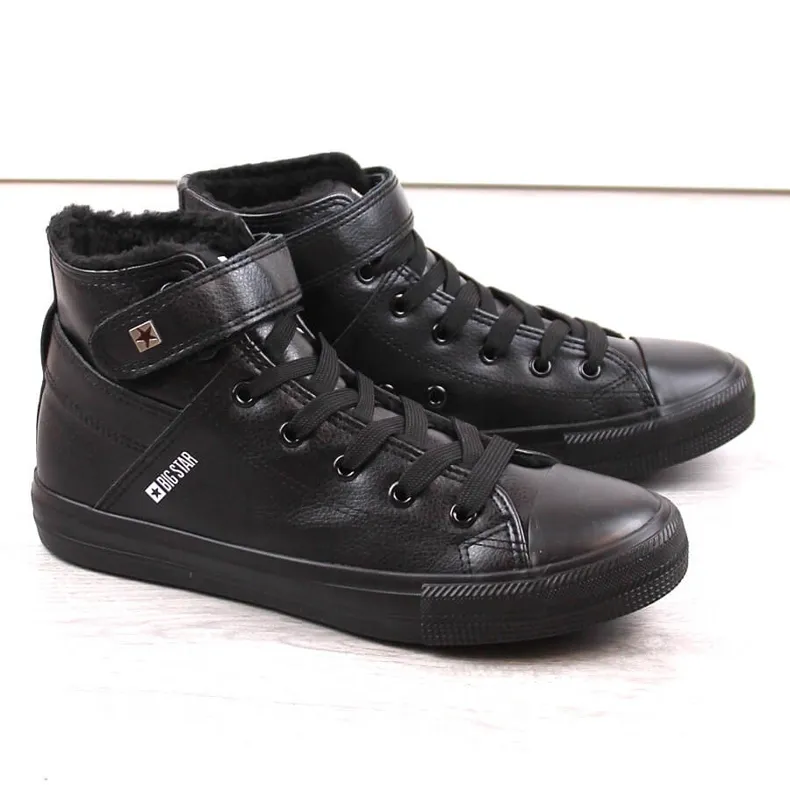Black insulated trainers Big Star V274542F