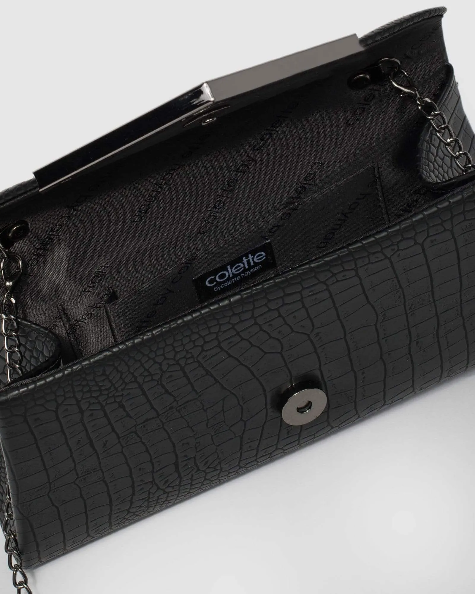 Black Paula Clutch Bag